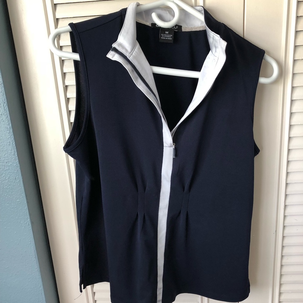 Dkny Women sleeveless golf polo shirt size M